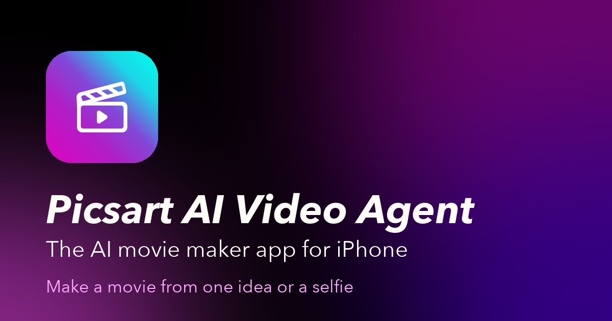 Picsart AI Video Agent: AI Movie Maker App Waitlist